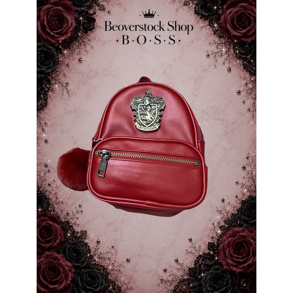New NWT Harry Potter Gryffindor Crest Red Mini Backpack Crossbody Bag